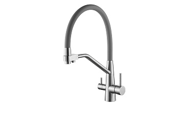 Смеситель Splenka для кухни со съемным гибким изливом, с магнитным фиксатором излива, с подключением фильтра питьевой воды S71.62.05 Смеситель Splenka для кухни со съемным гибким изливом, с магнитным фиксатором излива, с подключением фильтра питьевой воды S71.62.05