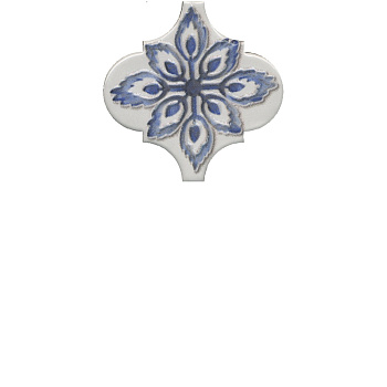 Декор VT\A319\65000 Арабески Майолика белый/синий/голубой (6,5см*6,5см*7мм) (26шт/0,11м2) орнамент, шт Декор VT\A319\65000 Арабески Майолика белый/синий/голубой (6,5см*6,5см*7мм) (26шт/0,11м2) орнамент, шт