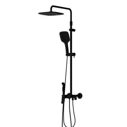 DX220920300_xxx Apollo, душевая система со смесителем-полкой: верхний душ 230*230мм, ручной душ DX220920300_xxx Apollo, душевая система со смесителем-полкой: верхний душ 230*230мм, ручной душ