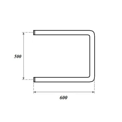 Полотенцесушитель водяной Point PN35556 500x600 П-образный (1"), хром Полотенцесушитель водяной Point PN35556 500x600 П-образный (1"), хром