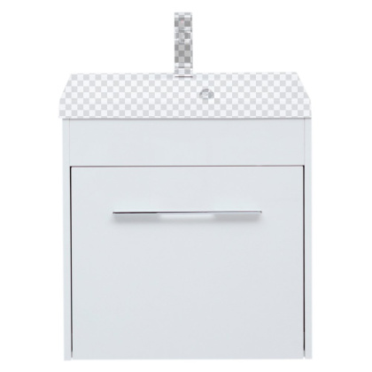 Тумба под раковину Aquanet Августа 58 белый (ручки хром) Тумба под раковину Aquanet Августа 58 белый (ручки хром)