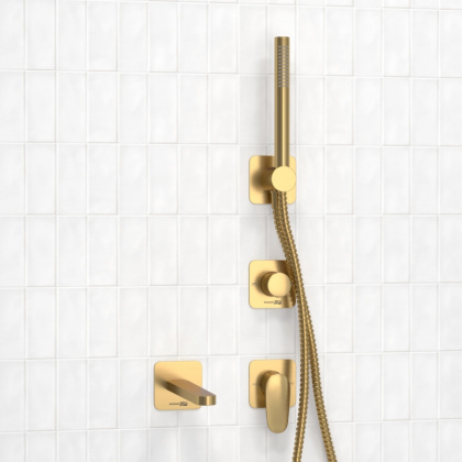 A3651.282.284.285.194.286 Встраиваемый комплект для ванны с лейкой и изливом A3651.282.284.285.194.286 Встраиваемый комплект для ванны с лейкой и изливом