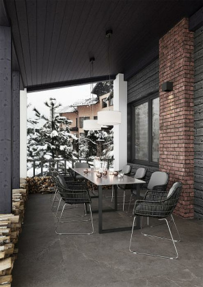 Керамогранит противоскользящий LIMESTONE NERO 60x60 ANTISLIP, Antislip 60x60