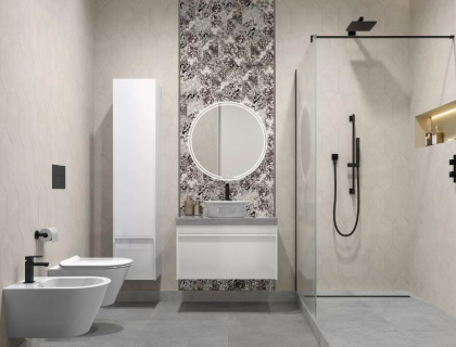 Керамогранит DD600300R Про Стоун серый светлый (60см*60см*11мм) (4шт/1,44м2) Обрезной, м2