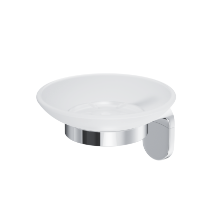 A8434200 X-Joy Стеклянная мыльница с настенным держателем A8434200 X-Joy Стеклянная мыльница с настенным держателем