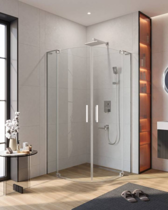 SLIDER-R-2-90/100-GRIGIO-NERO Душевой уголок SLIDER-R-2-90/100-GRIGIO-NERO Душевой уголок
