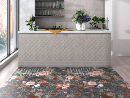 Керамогранит SG590500R Цветы декорированный обрезной 119,5*238,5*11(1шт/2,85м2), м2