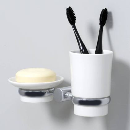 K-28226 Держатель стакана и мыльницы K-28226 Держатель стакана и мыльницы