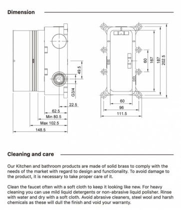 Душевая система Timo Petruma SX-5059/03SM скрытого монтажа с термостатом, черная матовая Душевая система Timo Petruma SX-5059/03SM скрытого монтажа с термостатом, черная матовая