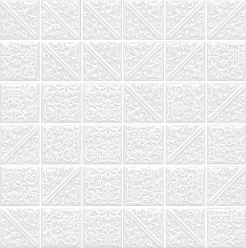 Мозаика 21023 Ла-Виллет белый 30,1*30,1*6,9(7шт/0,634м2), м2 Мозаика 21023 Ла-Виллет белый 30,1*30,1*6,9(7шт/0,634м2), м2