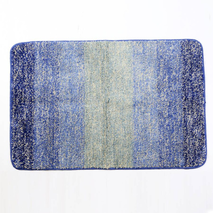 Коврик для ванной комнаты Lopau, 90х60х1 см, синий, BM-1125