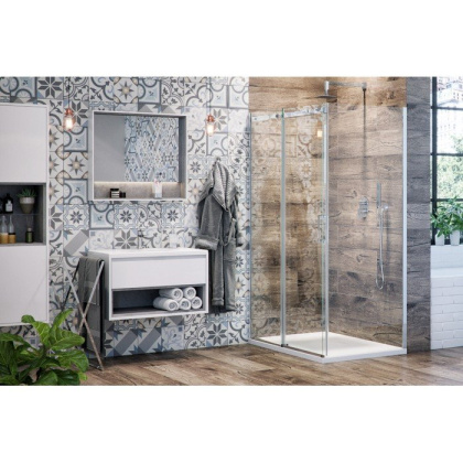 Шкаф-пенал EXCELLENT Tuto 40 см (белый/бетон)