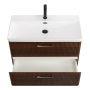Тумба с раковиной подвесная BelBagno DUE 80 Rovere Nature, раковина белая Тумба с раковиной подвесная BelBagno DUE 80 Rovere Nature, раковина белая