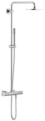 Душевая система GROHE Rainshower 210 с термостатическим смесителем, хром (27032001) Душевая система GROHE Rainshower 210 с термостатическим смесителем, хром (27032001)