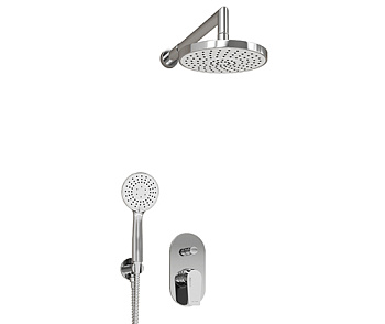 A16629 Встраиваемый комплект для душа с верхней душевой насадкой и лейкой Wasserkraft A16629 Встраиваемый комплект для душа с верхней душевой насадкой и лейкой Wasserkraft