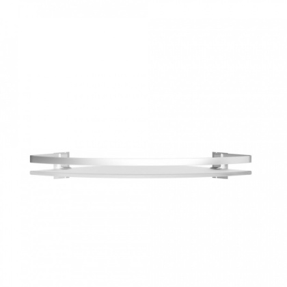 A7456100  Sense L Полка  угловая стеклянная, алюминий A7456100  Sense L Полка  угловая стеклянная, алюминий