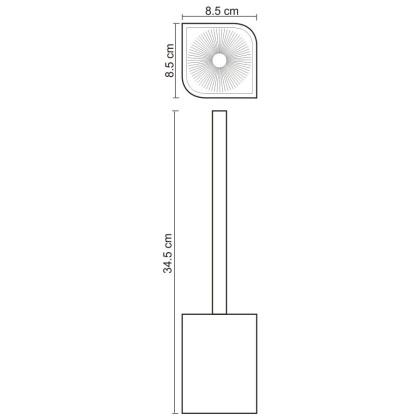 Elba K-2727 Щетка для унитаза Elba K-2727 Щетка для унитаза