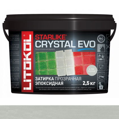 Затирка эпоксидная STARLIKE CRYSTAL EVO, S.700 CRYSTAL 2,5кг Затирка эпоксидная STARLIKE CRYSTAL EVO, S.700 CRYSTAL 2,5кг