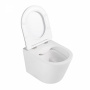Подвесной унитаз Abber Bequem AC1102MW белый матовый с микролифтом Подвесной унитаз Abber Bequem AC1102MW белый матовый с микролифтом