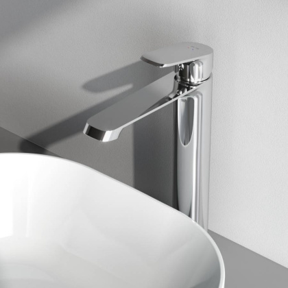 F8F92000 Func, Смеситель для умывальника высокий, Хром