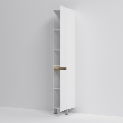 M85ACSR0306WG X-Joy, шкаф-колонна, напольный, правый, 30 см, двери, цвет: Белый, глянец M85ACSR0306WG X-Joy, шкаф-колонна, напольный, правый, 30 см, двери, цвет: Белый, глянец