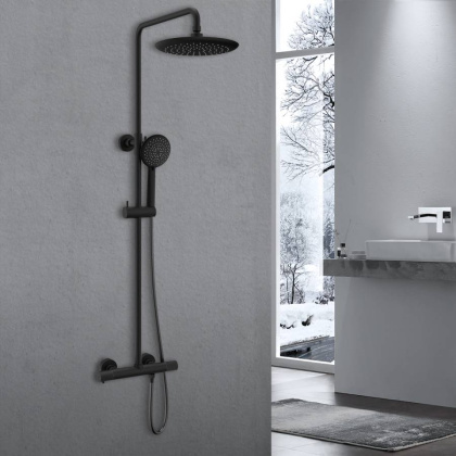 Душевая стойка Desire VSFS-1D0TMB термостатическая, черный Душевая стойка Desire VSFS-1D0TMB термостатическая, черный