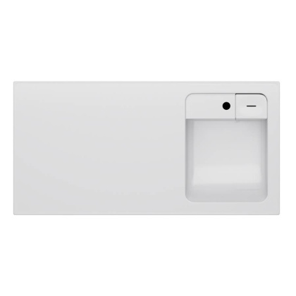 M85AWPR1001WG X-Joy, Раковина над стиральной машиной, литьевой мрамор, правая, 100 см, Белый глянец M85AWPR1001WG X-Joy, Раковина над стиральной машиной, литьевой мрамор, правая, 100 см, Белый глянец