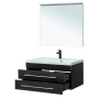 Мебель для ванной Aquanet Верона 90 New черный матовый Мебель для ванной Aquanet Верона 90 New черный матовый