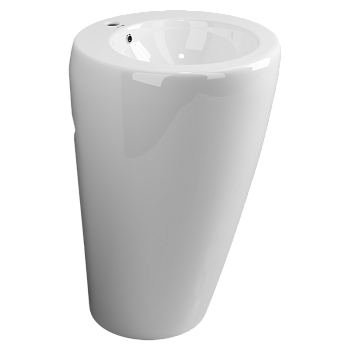 Умывальник-моноблок, 1 отверстие под смеситель