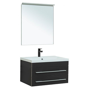 Мебель для ванной Aquanet Верона 75 черный матовый