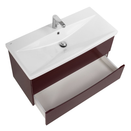 Тумба с раковиной подвесная BelBagno MARINO-CER 90 Rovere Nature Grigio, раковина белая Тумба с раковиной подвесная BelBagno MARINO-CER 90 Rovere Nature Grigio, раковина белая