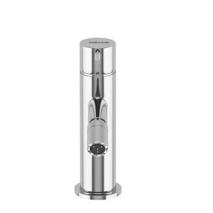 LEAF-BSM-L-GM Смеситель для биде однорычажный, с донным клапаном, исполнение Gunmetal PVD LEAF-BSM-L-GM Смеситель для биде однорычажный, с донным клапаном, исполнение Gunmetal PVD