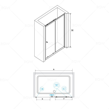 Душевая дверь RGW Classic CL-12 140 04091214-11 профиль Хром стекло прозрачное Душевая дверь RGW Classic CL-12 140 04091214-11 профиль Хром стекло прозрачное