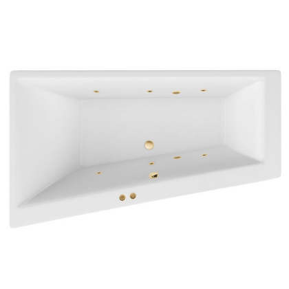 Ванна EXCELLENT Sfera Slim 170x100 (левая) "SOFT" (золото) Ванна EXCELLENT Sfera Slim 170x100 (левая) "SOFT" (золото)