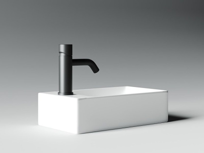 Умывальник подвесной прямоугольный (отверстие под смеситель L) Element 375*215*100мм