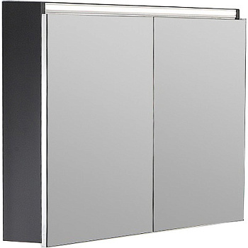 Зеркальный шкаф Vallessi 100 антрацит мат. с подстветкой 546-A matt Boheme
