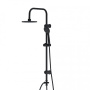 D0708000BL Comfort душевая система с тропическим душем, ручной душ 1F,  цвет Черный D0708000BL Comfort душевая система с тропическим душем, ручной душ 1F,  цвет Черный