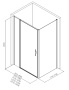 Душевой уголок Allen Brau Priority 160x80 3.31038.BA + 3.31041.BA серебро браш Душевой уголок Allen Brau Priority 160x80 3.31038.BA + 3.31041.BA серебро браш