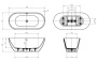 Акриловая ванна BELBAGNO UNO BB701-1400-720-K