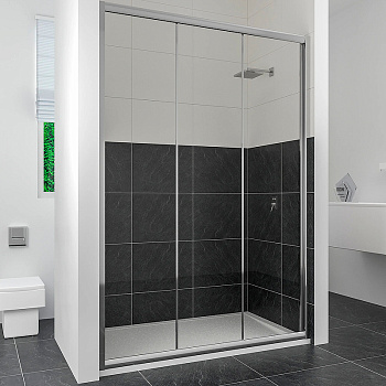 Душевая дверь RGW Classic CL-11 140 04091140-11 профиль Хром стекло прозрачное