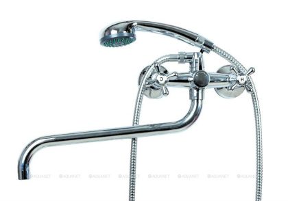 Смеситель для ванны/душа OneLife P03-221cr полимерный с душ.набором