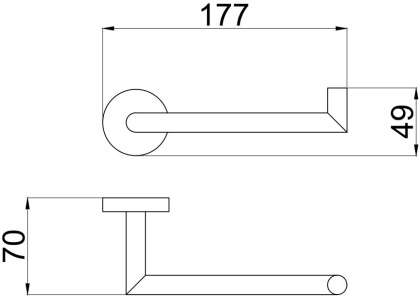 Держатель туалетной бумаги Allen Brau Priority 6.31007-00 хром Держатель туалетной бумаги Allen Brau Priority 6.31007-00 хром