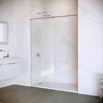 Душевая перегородка  90*195 RGW WA-034 Хром/Прозрачное/8 мм (Easy)