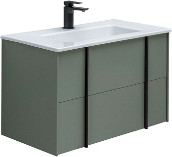 Тумба под раковину Allen Brau Reality 80 1.32005.CGM олива матовый