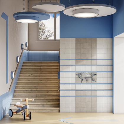 Панно OS\A249\8X\5285 Вокруг света Серый (80см*40см*6,9мм) (1шт/0,32м2) , шт