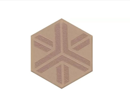 Декор OS\E241\63011 Агуста оранжевый матовый 5,2см*6см*6,9мм (1уп/26шт/), шт