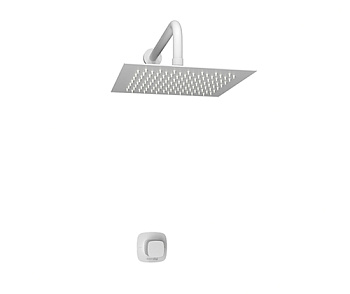 A9551.146.254 Встраиваемый комплект для душа с верхней душевой насадкой A9551.146.254 Встраиваемый комплект для душа с верхней душевой насадкой