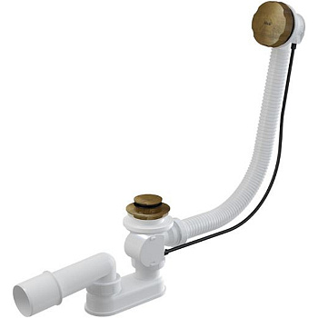 Сифон для ванны автомат комплект, бронза-антик Сифон для ванны автомат комплект, бронза-антик