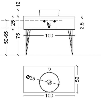 Консоль LUCIDO 100 см Бронзированный коричневый 304005 770-100-BB Boheme Консоль LUCIDO 100 см Бронзированный коричневый 304005 770-100-BB Boheme