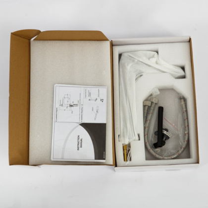 LIBERTY-F-LC-01-W0 Смеситель для накладных раковин без донного клапана, хром